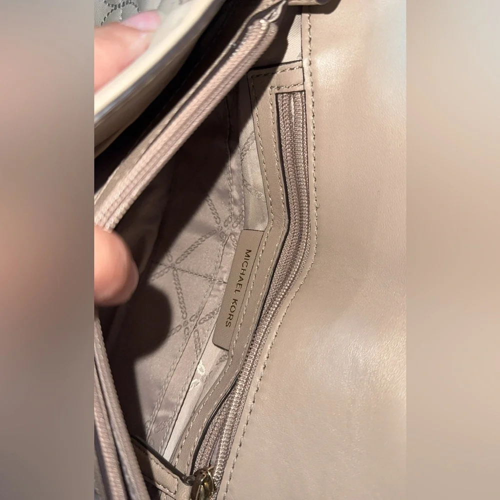 Michael Kors Sloan Large Quilted Chain Shoulder Bag AUTHENTIC - Picture 13 of 14